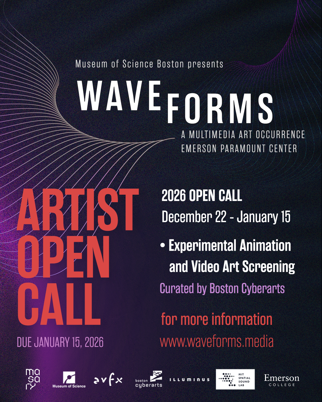 2024 Open Call — WaveForms WaveForms is a multimedia art
